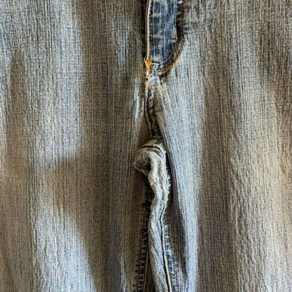 Vintage Bongo Women's Denim Flare Leg Jeans Medium Size 11 Boho Joe Y2K - Picture 5 of 16